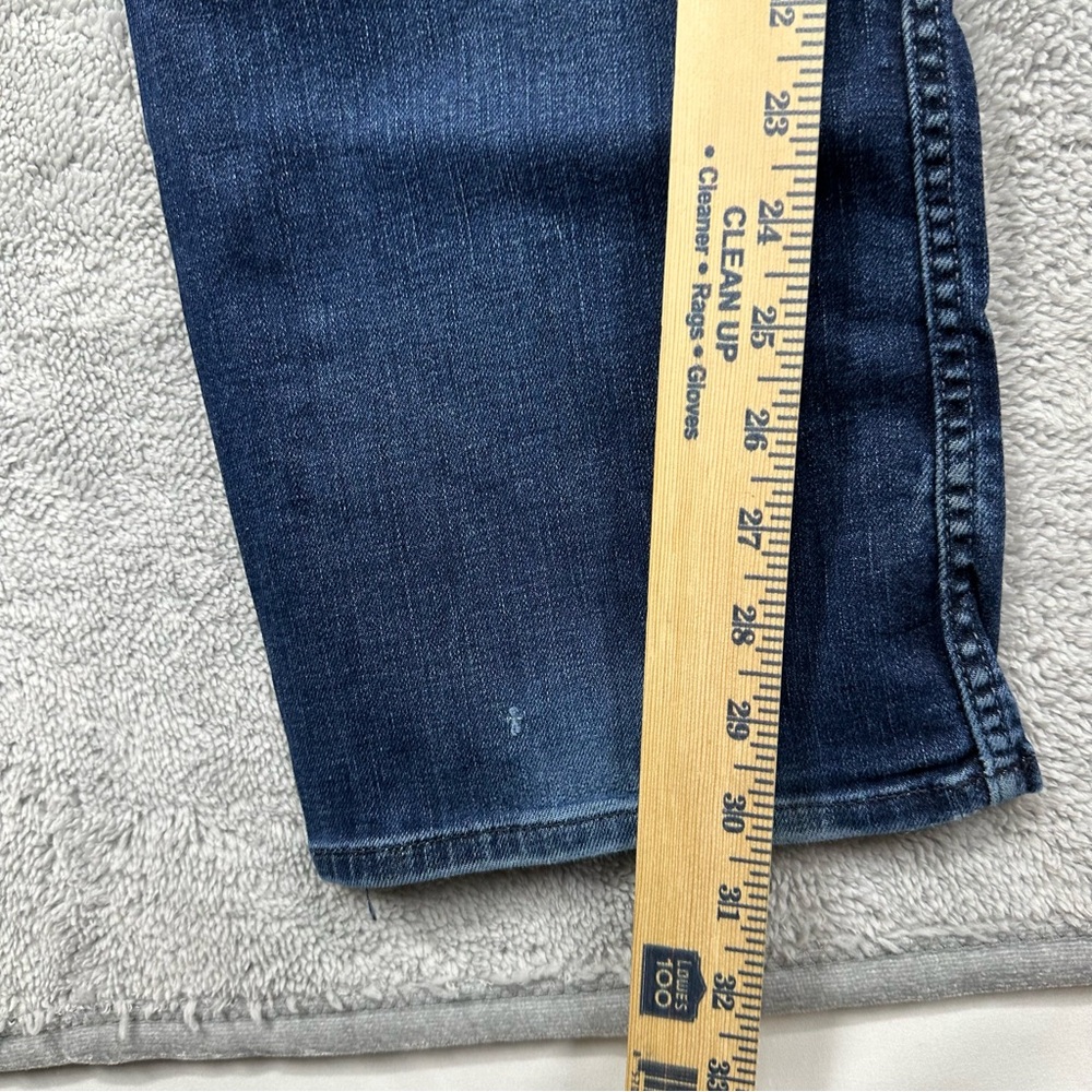 7 For All Mankind Slimmy Luxe Performance Jeans 36x32 Deep Blue - Picture 7 of 8